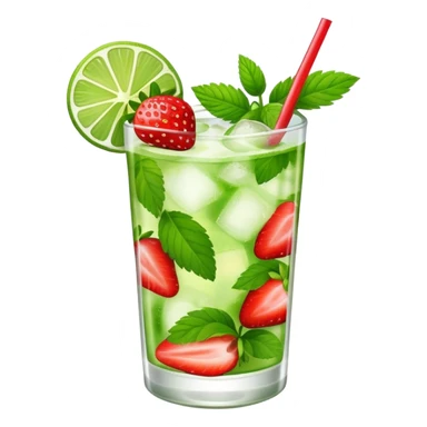 Mojito strawberr sticker