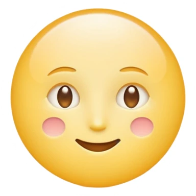 minimal flat emoji symbolizing insight or understanding,
soft glowing dot or gentle light shape,
warm pastel yellow tone,
calm intelligence aesthetic,
premium health app icon style,
transparent background,
vector illustration
 sticker