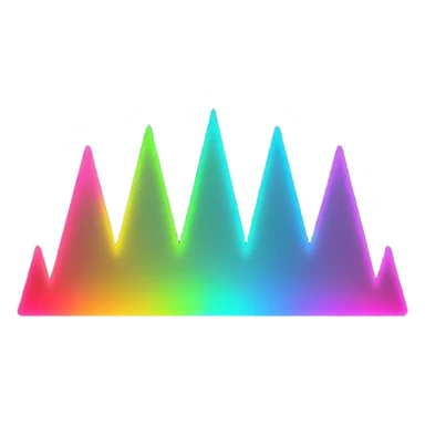 full black audio spectrum, the spectrum is white sticker