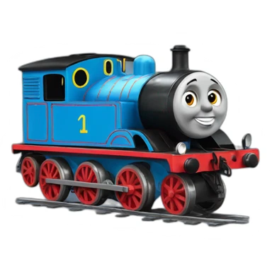 thomas the tank engine as a literal tank sticker