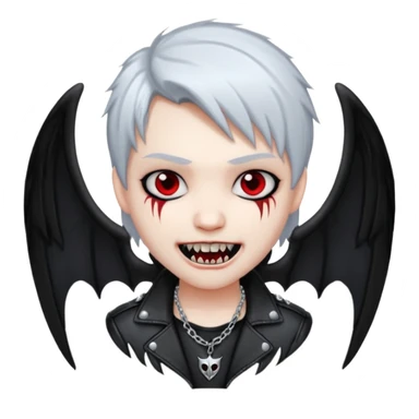 swagged out emo angel drain gang vampire sticker