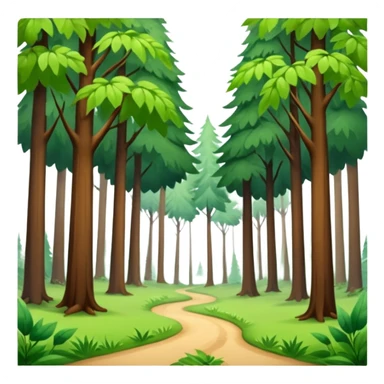 clearing" an open space in a forest, light, spacious, minimal. sticker