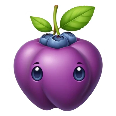 Blueberry acai sticker