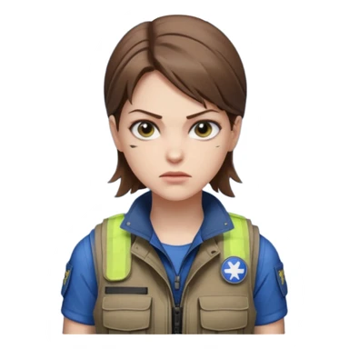 Jill valentine from resident evil 3 remake sticker
