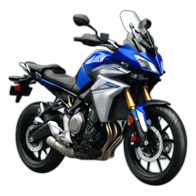 Yamaha Tracer 7 blue silver sticker