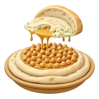 mashed cheakpeas pita sticker