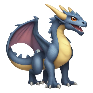 Dragon type Pokémon Fakemon creature fantasy animal sticker