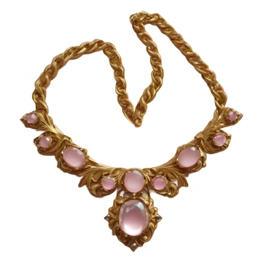 𝗏𝗂𝗇𝗍𝖺𝗀𝖾 𝗋𝗈𝖼𝗈𝖼𝗈 𝗀𝗈𝗅𝖽 𝗇𝖾𝖼𝗄𝗅𝖺𝖼𝖾 𝗐𝗂𝗍𝗁 𝗉𝖺𝗅𝖾 𝗉𝗂𝗇𝗄 𝗃𝖾𝗐𝖾𝗅  sticker