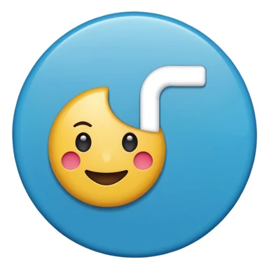 Make me an emoji thats look exactly like the TikTok verified emoji a blue tick make it exactly no difference  sticker