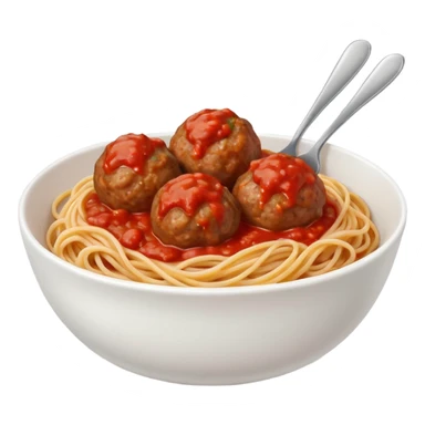 meatballs and spaghetti  sticker