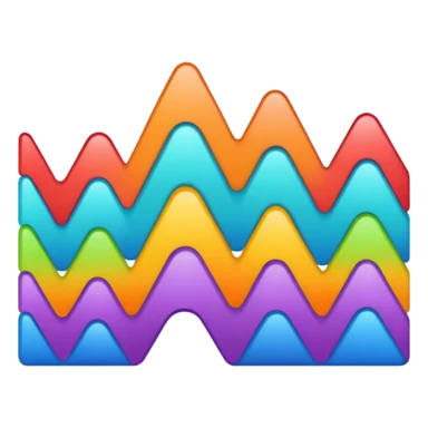 black audio spectrum sticker