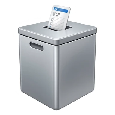 Caja de votos moderna  sticker