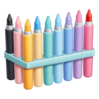 Pastel Copic markers  sticker