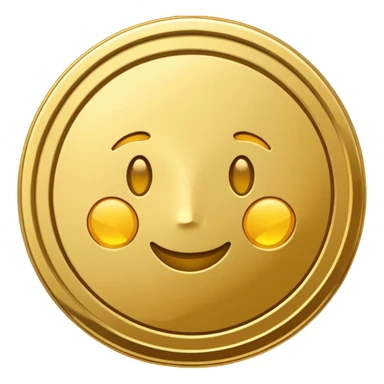 gold coin sticker
