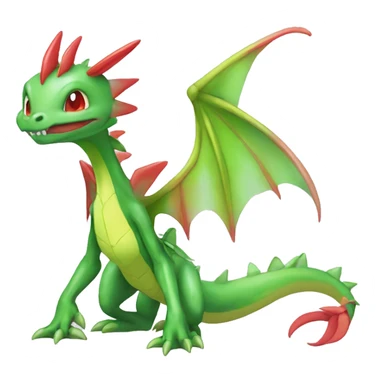 Full body sharp edgy shiny punk colorful Fairy-Flygon-Scyther-grovyle sticker