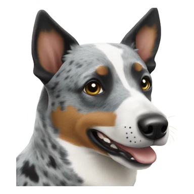 Blue heeler dog sticker