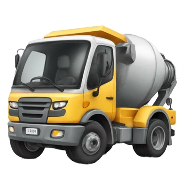Portuguese concrete mixer sticker