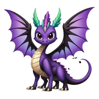 Meloetta-Noivern-Spyro-Toothless-Fakémon-creature-hybrid sticker