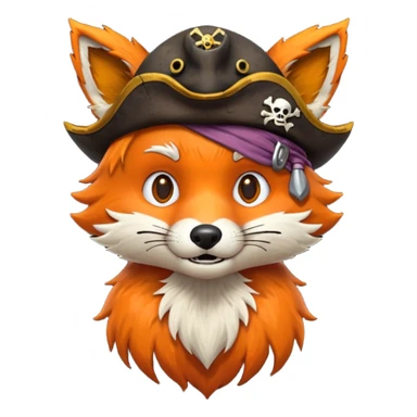 Foxy (from FNaF) animatronic  sticker