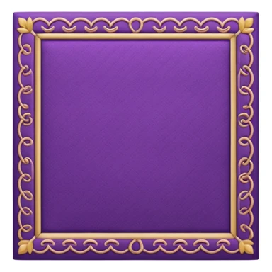 traditional patterned purple carpet sticker