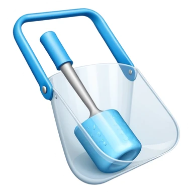 plastic transparent protein scoop sticker