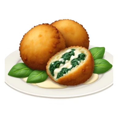 Ricotta and spinach arancini sticker