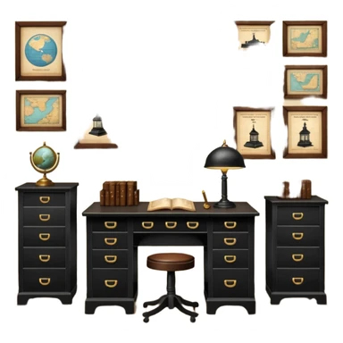 security office/ watchman office/ soldier office of 18th century sticker