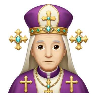 Make me a archbishop mitre I want a catholic mitre  sticker