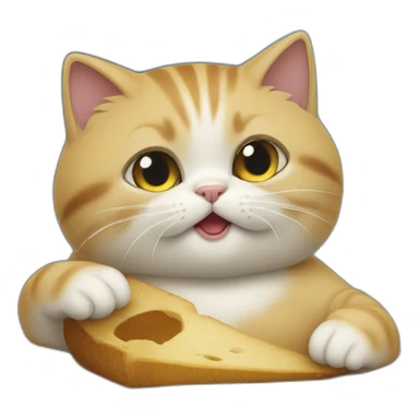 Un chat en pleine possession du crâne de la reine sticker