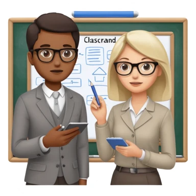 woman and man that plan their habits sticker