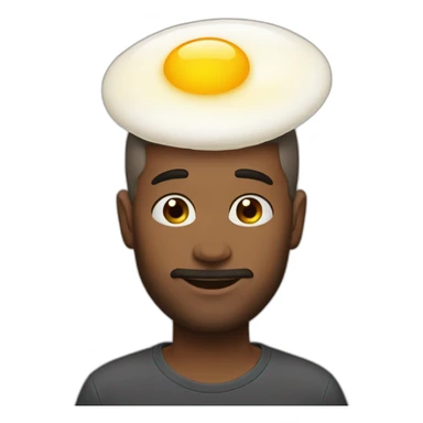 adrian with egg on his head gay sticker