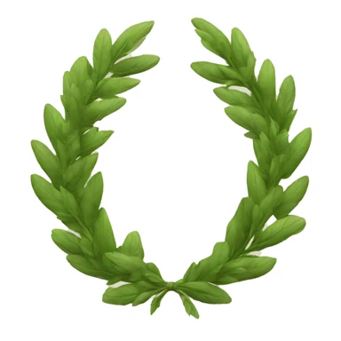 laurel wreath sticker