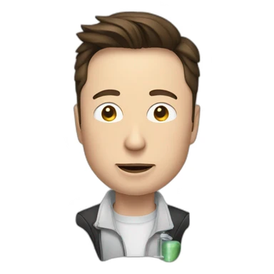 elon musk doing drugs, for educational purposes only, inclusiveness and positive, LGTBQ+ sticker