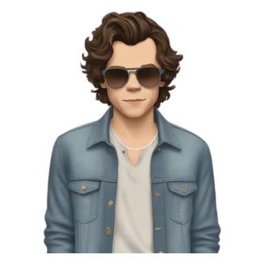 Harry styles as it was outfit sticker
