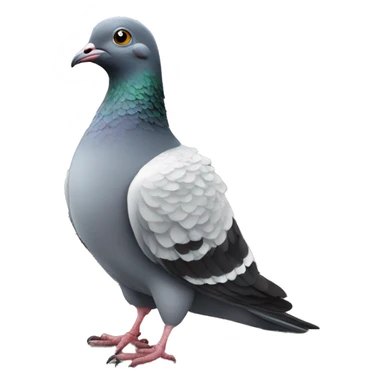pigeon in office  sticker