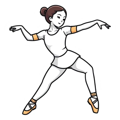 TEXT: “Who are you? I am dancer!” sticker