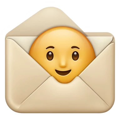 Letter color pale beige creamy sticker