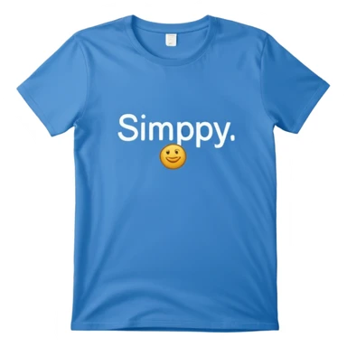 MAGLIETTA BUFFA CON SCRITTO "SIMPY" sticker