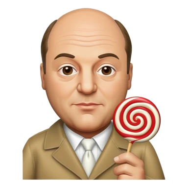 Tony Soprano with lollipop  sticker