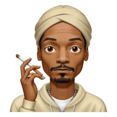 Snoop dogg smoking  sticker