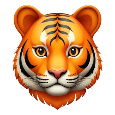 Vintage circus tiger sticker