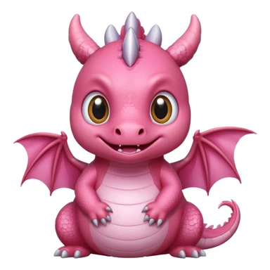 fat choncc baby pink dragon sticker