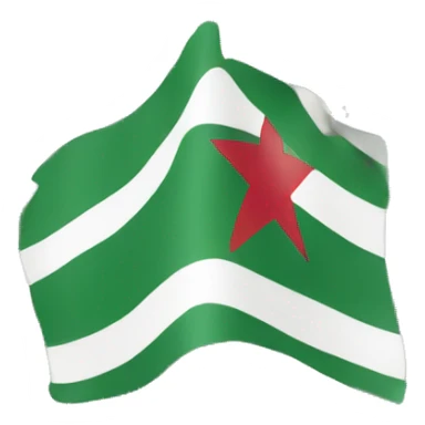Border  of algeria country sticker