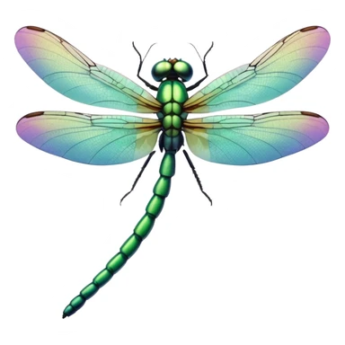 Beautiful dragonfly emjoi sticker