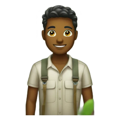 young farmers on a field sticker