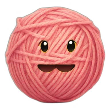 cute ball of yarn sticker