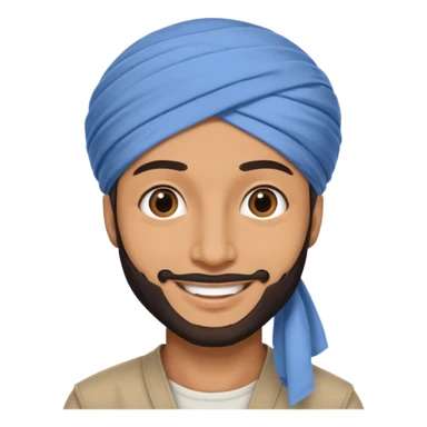 Muslim men wearing turbans sticker