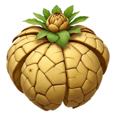  Jerusalem artichoke. 
Sunchoke:
Appearance: The tubers look similar to ginger root but have a crunchy texture similar to a potato. sticker