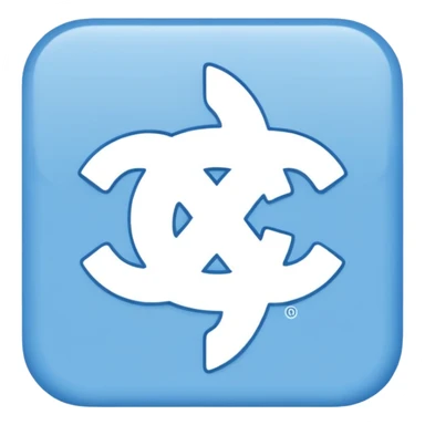 An image of a Tarheel symbol sticker