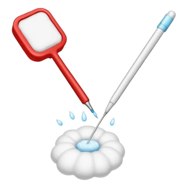 Explosive trace detector swab sticker